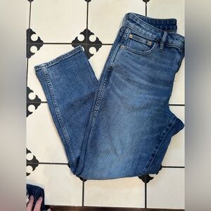 J. Crew Women's Straight Leg Jeans in Classic Blue